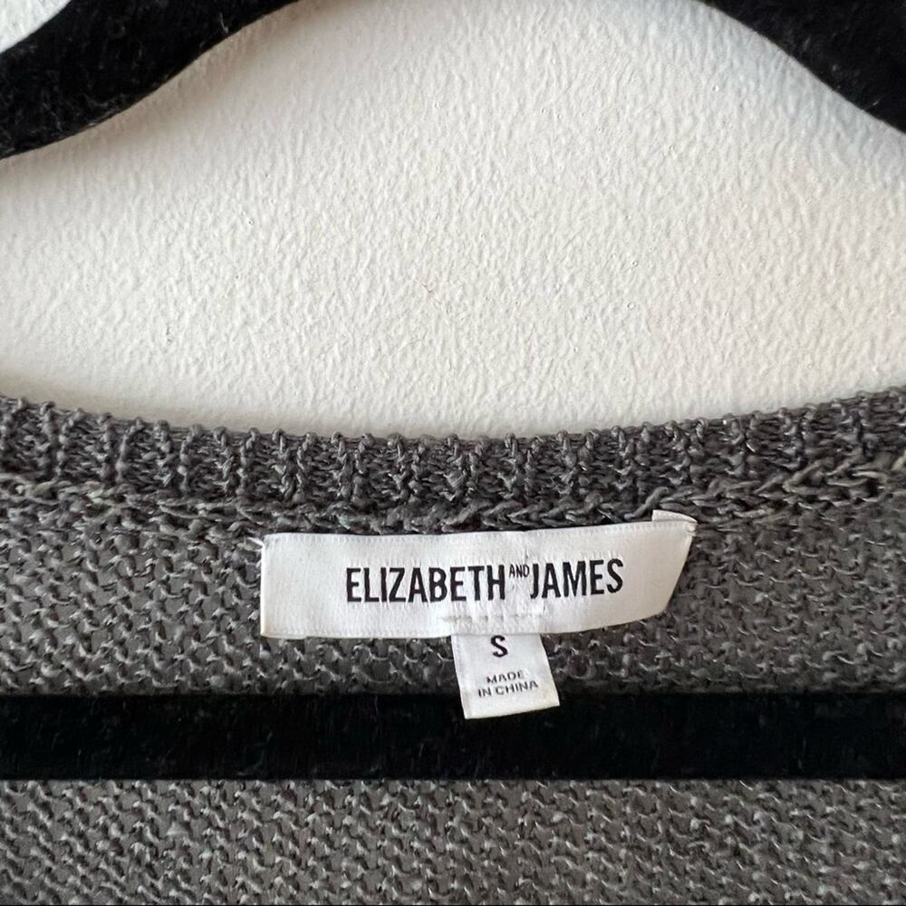 Elizabeth & James Grey Linen Blend Sweater - Picture 5 of 7